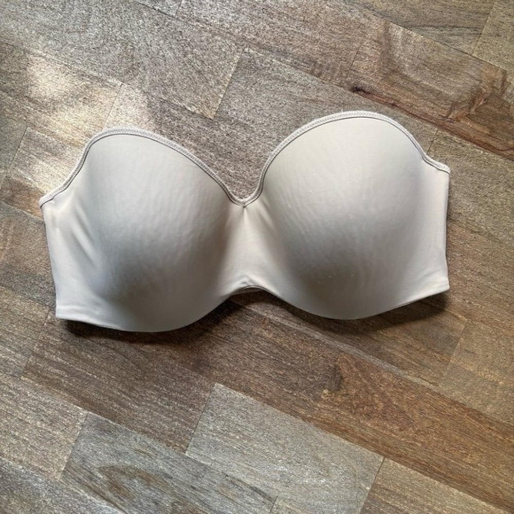 Maidenform By Lilyette Women's Convertible Strapless Bra 38DD Beige‎